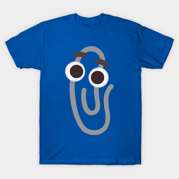 Annoying Paperclip Assistant T-Shirt by ijoshthereforeiam